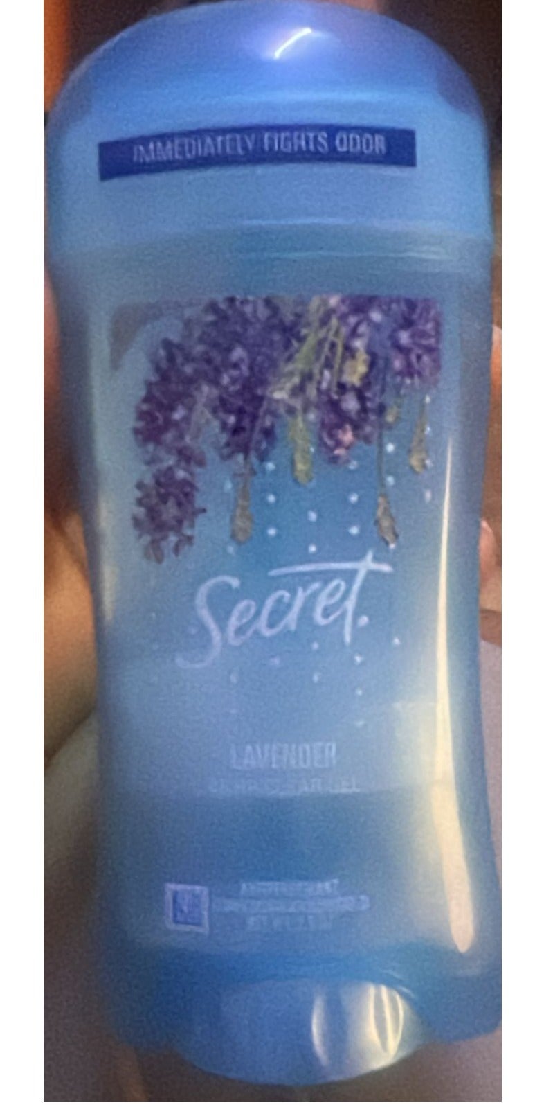 Secret 48 Hour Clear Gel Antiperspirant / Deodorant Relaxing Lavender 2.6 oz 73g - Image 5